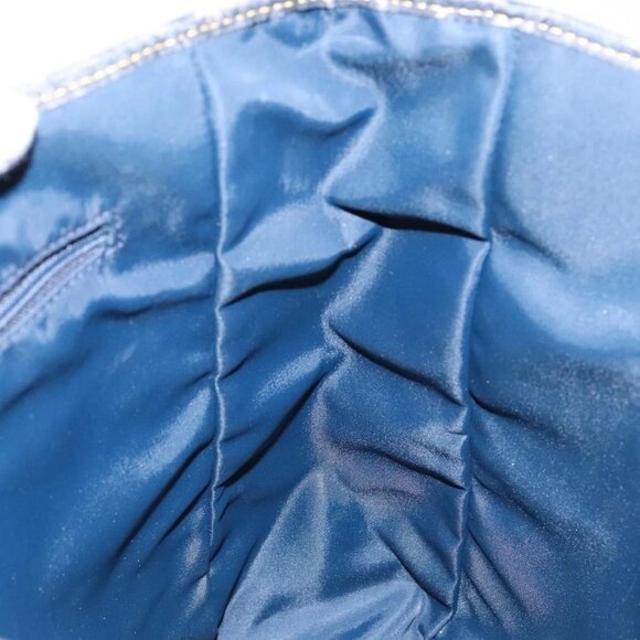 Christian Dior Trotter Canvas Tote Bag Navy Silver Auth 140546 - Picture 11 of 16